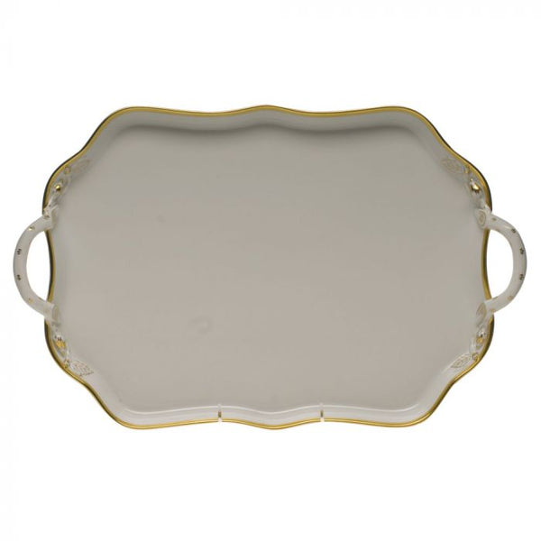 Rectangular tray with Handles