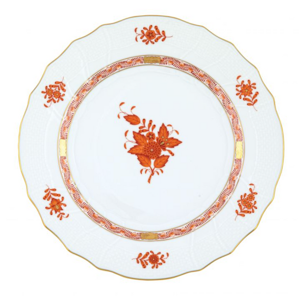 Chinses Bouquet rust Dinner Plate