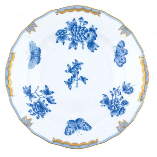 Fortuna Blue Dessert  Plate
