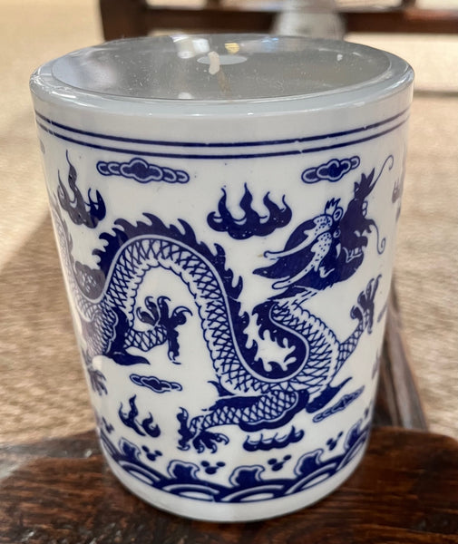Candle in Porcelain Container