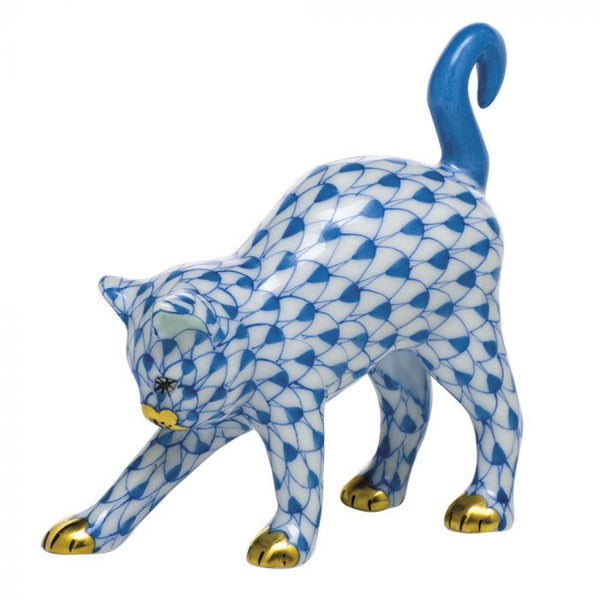 Arched Cat - Blue