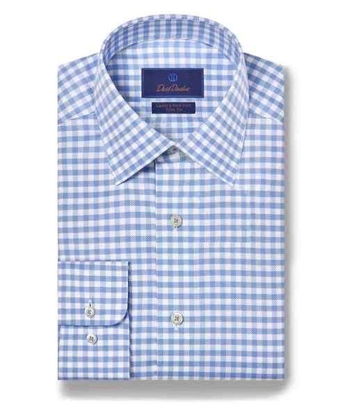 Dress Shirt - Large Blue Checks