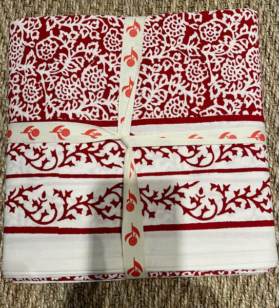 Tablecloth - Tapestry Deep Red 60 X 120