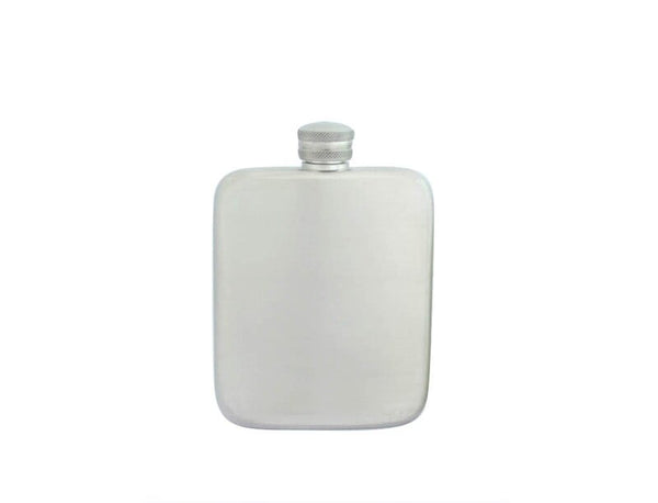 1mm Pewter Flask 4oz - Plain