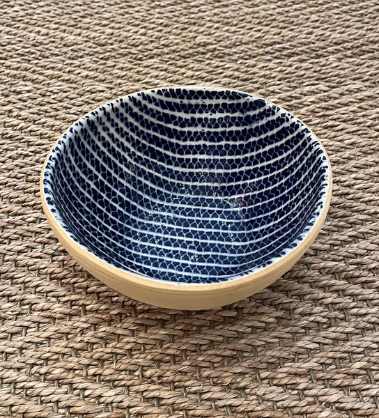6" X 3" Ceramic Bowl - Cobalt