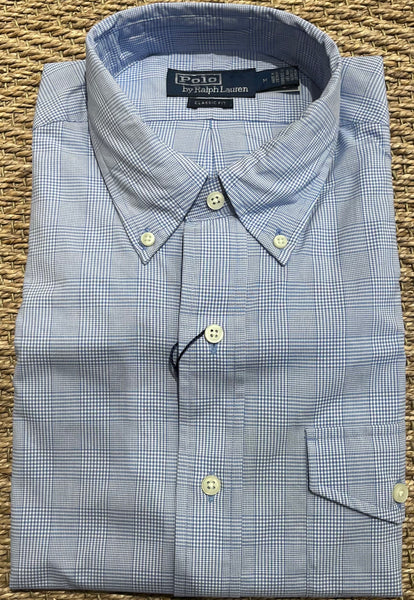 Poplin Sport Shirt - Blue