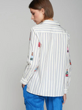 Embroidered Shirt - Stripe