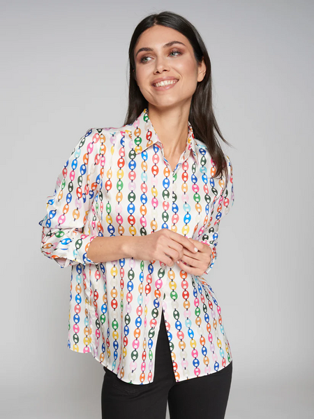 Chain Print Shirt - Multi