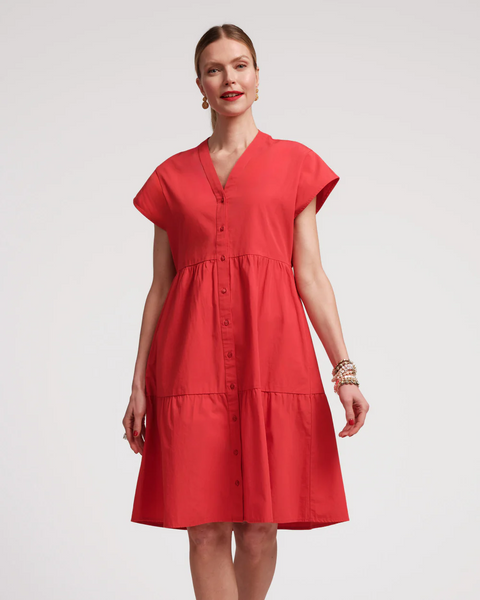 Breezy Dress - Red