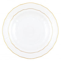 Golden Edge Dessert Plate