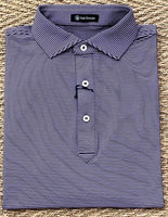 Kershaw Performance Polo - Purple/Navy