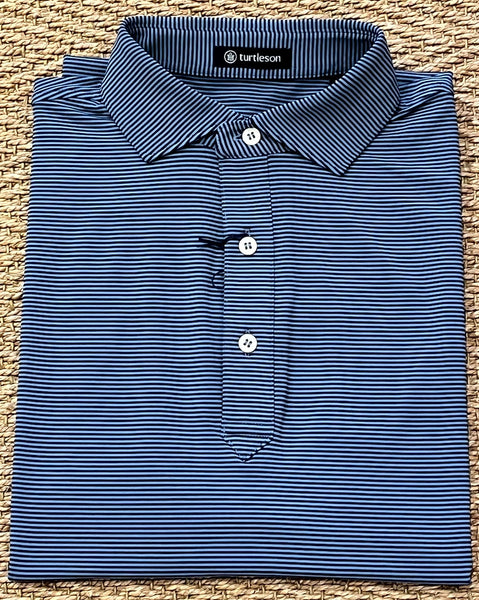 Kershaw Performance Polo - Navy/Teal