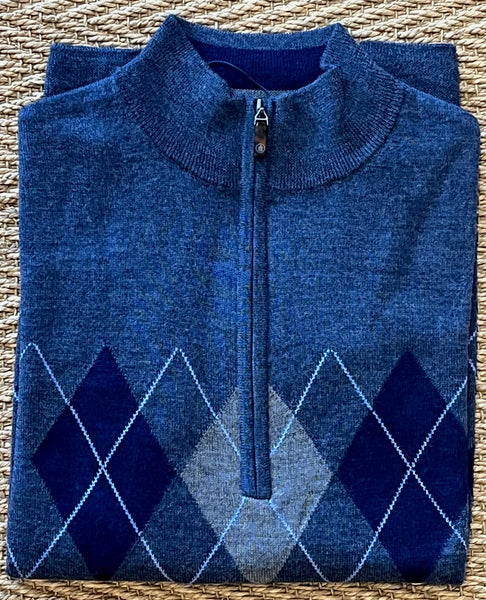 Ardmore 1/4 Zip Sweater - Navy