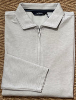 Stirling Sport Zip Polo - Pearl