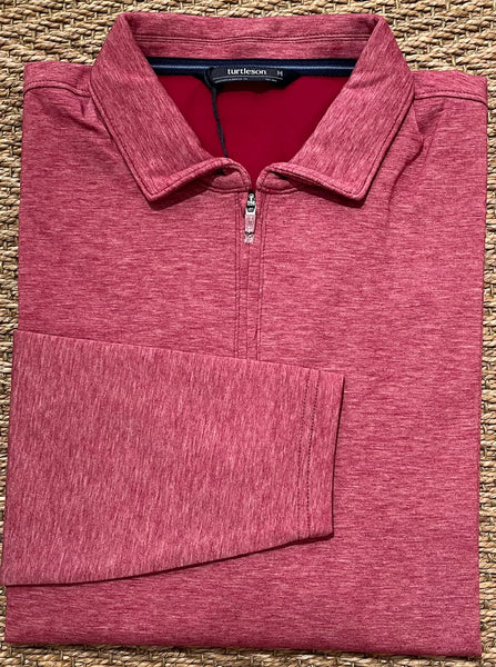 Stirling Sport Zip Polo - Red