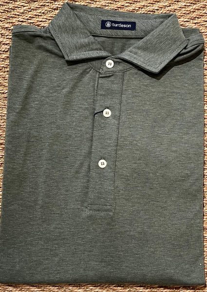 Avery Long Sleeve Polo - Glen