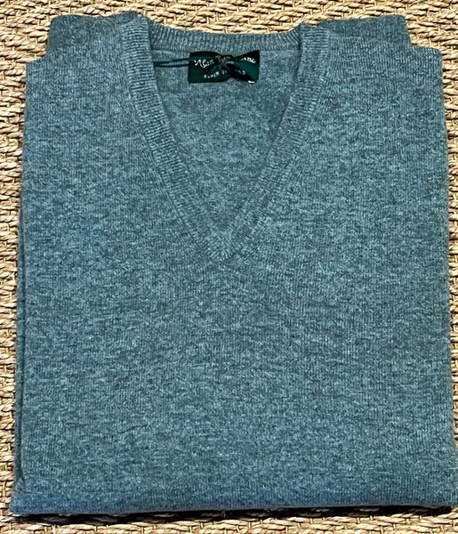 Albury Vee Neck Sweater - Jungle