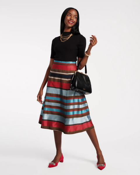 Mercer Striped Skirt - Multi