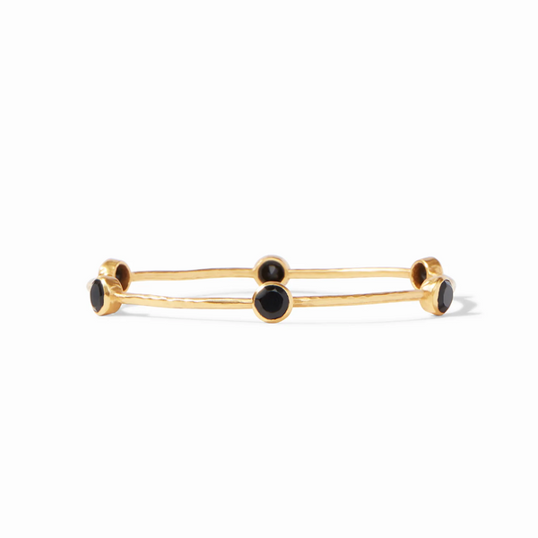 Milano Bangle - Small - Black Stone