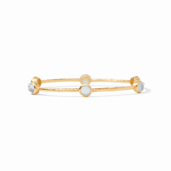 Milano Luxe Bangle Chalcedony Blue - Small