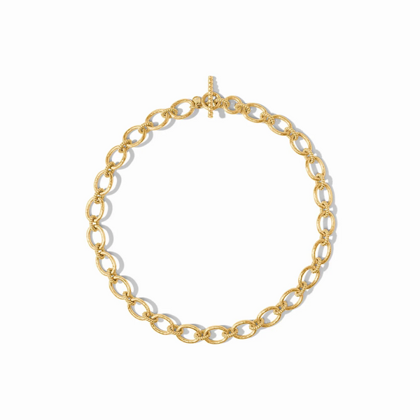 Nassau Demi Link Necklace - Gold