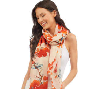Scarf - Red Print