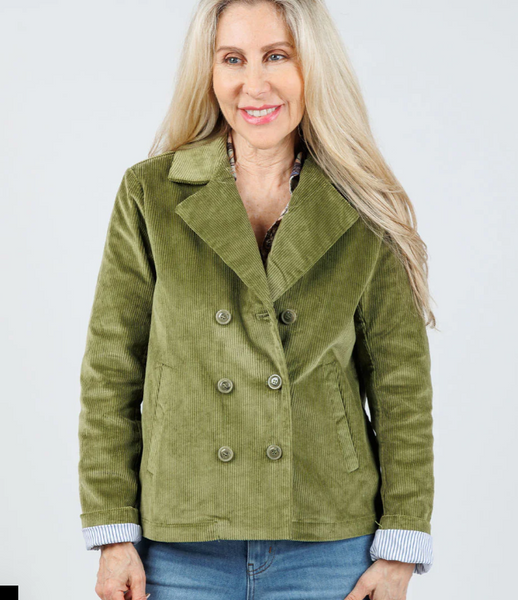 Corduroy Jacket - Olive