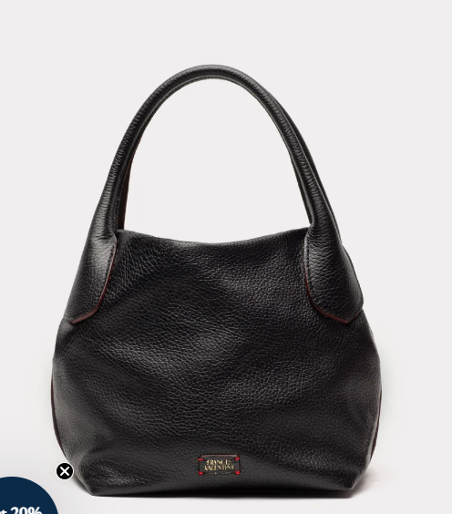 Mini Sweet Pea Purse - Black Leather