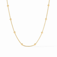 Solara Delicate Station Necklace - 24"
