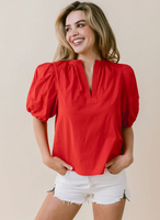 Alix Blouse - Red