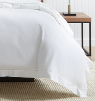 Analisa Duvet Cover - King White