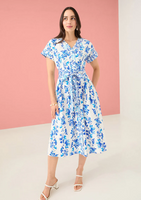 Andrea Dress - White Garden