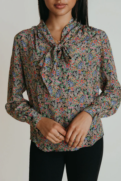 Anna Blouse - Oxford Floral