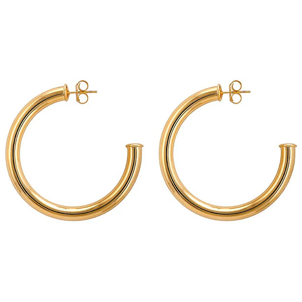 Arlene Hoops - Gold 2.25"