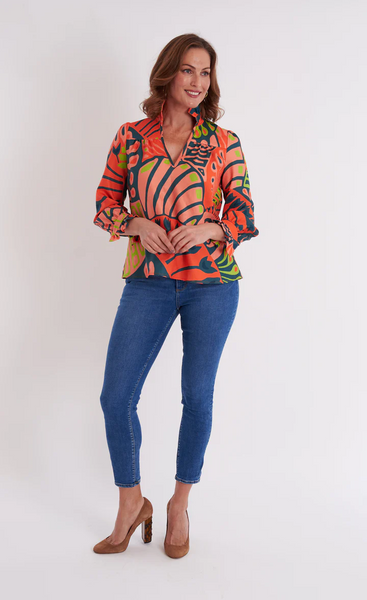 Aspen Blouse - Pumpkin