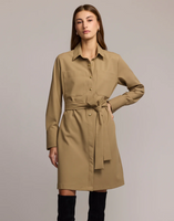 Astrid Twill Dress - Khaki
