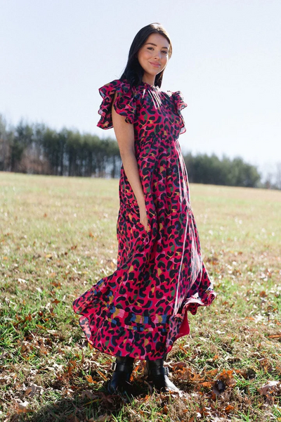 Aubrey Maxi Dress - Candy Pink