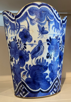 Waste Basket - Blue Delft