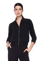 Bommer Jacket Silk- Black