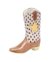 Cowboy Boot - Raspberry, Brown