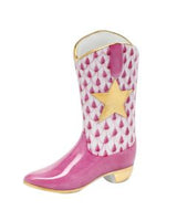 Cowboy Boot - Raspberry, Brown