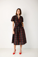 Bria Dress Taffeta Plaid