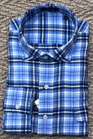 Briar Popover - Blue Plaid