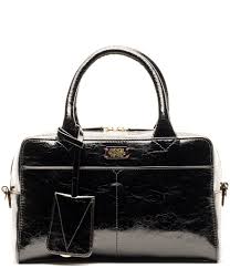 Bunny Satchel - Black Leather