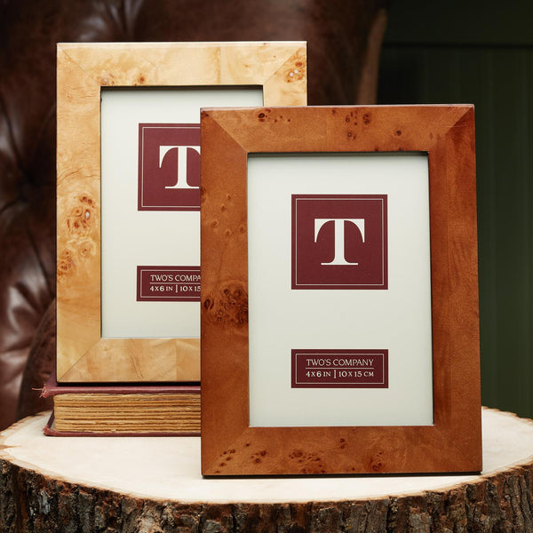 Burled Wood Frames 4X6