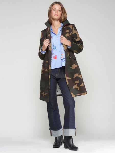 Camo Trench Coat