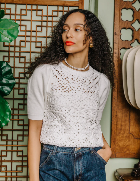 Carleigh Sweater - White