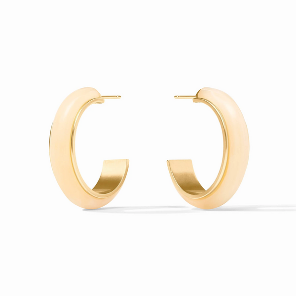Carnaby Hoops - Ivory Medium