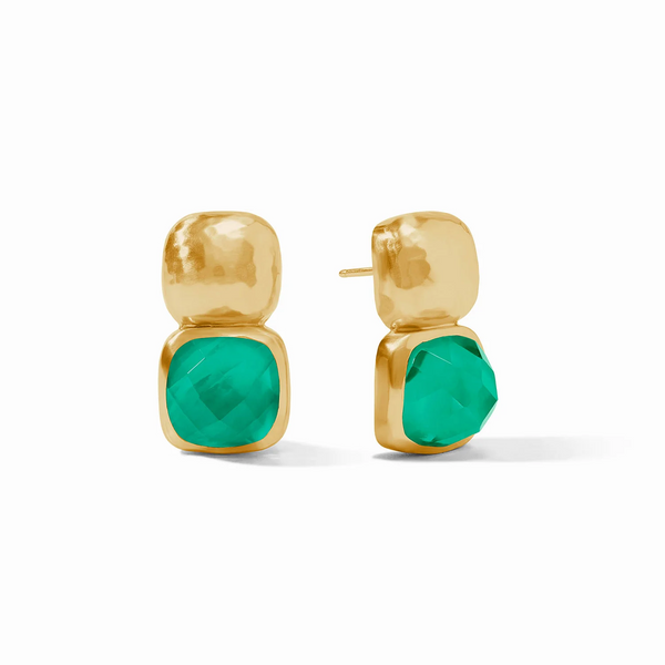 Catalina Earrings - Emerald Green