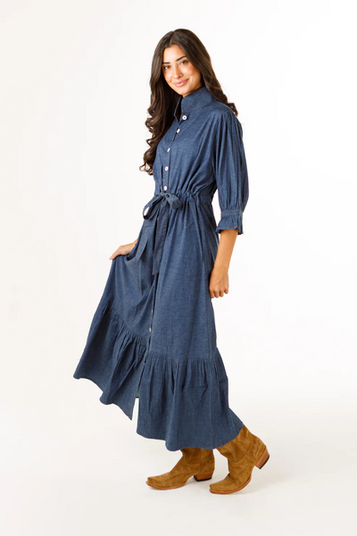 Catherine Dress - Denim